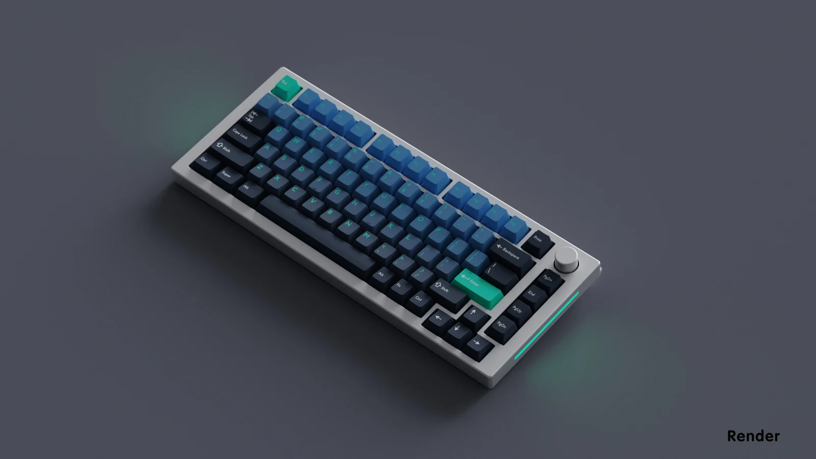 PBTfans Basin mechanical keyboard keycaps designed by Asynq Designs